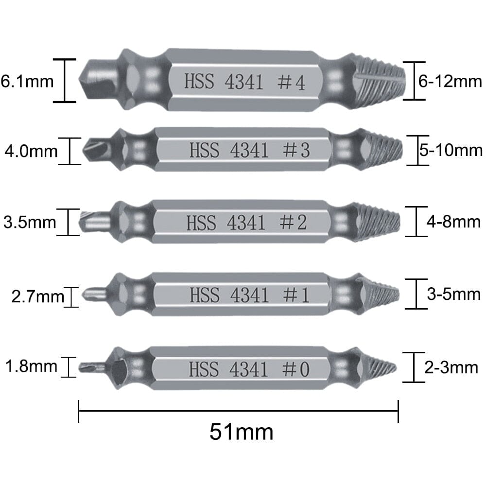 ScrewExtractor™ - Extracteur de vis en titane